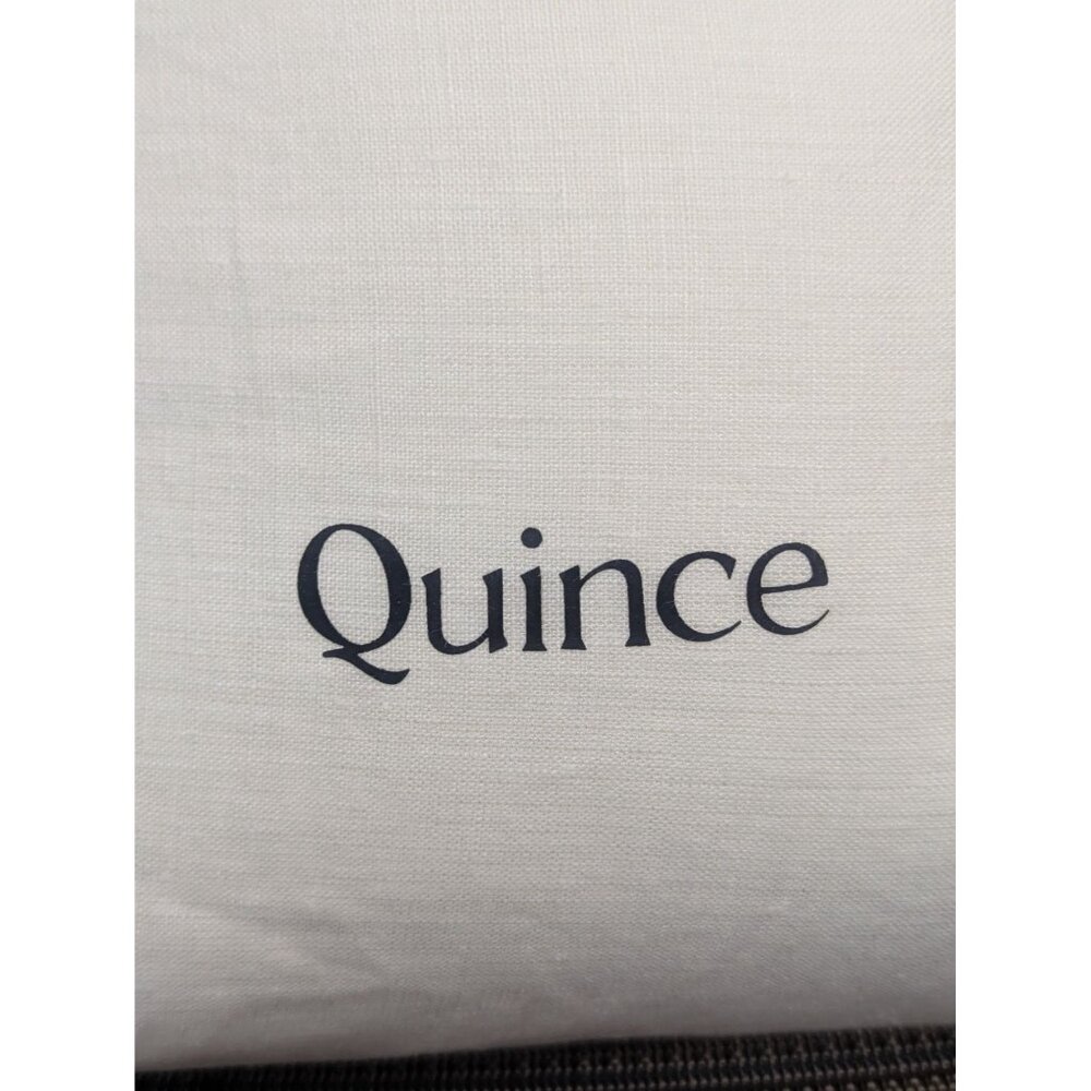Quince European 100% Linen Duvet Cover 3PC Set Color Ivory Full/Queen - - Picture 2 of 6